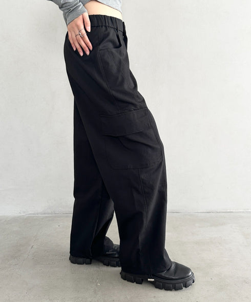 ポケットマルチワイドカーゴパンツ | BA2256051 | ブラック