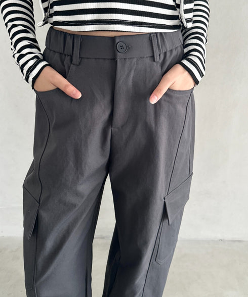 ポケットマルチワイドカーゴパンツ | BA2256051 | グレー