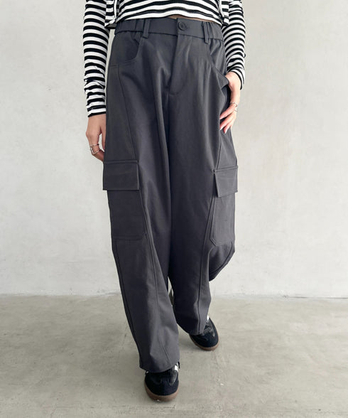 ポケットマルチワイドカーゴパンツ | BA2256051 | グレー