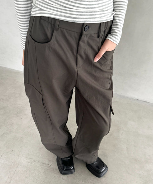 ポケットマルチワイドカーゴパンツ | BA2256051 | カーキ