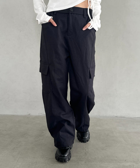 ポケットマルチワイドカーゴパンツ | BA2256051 | ネイビー