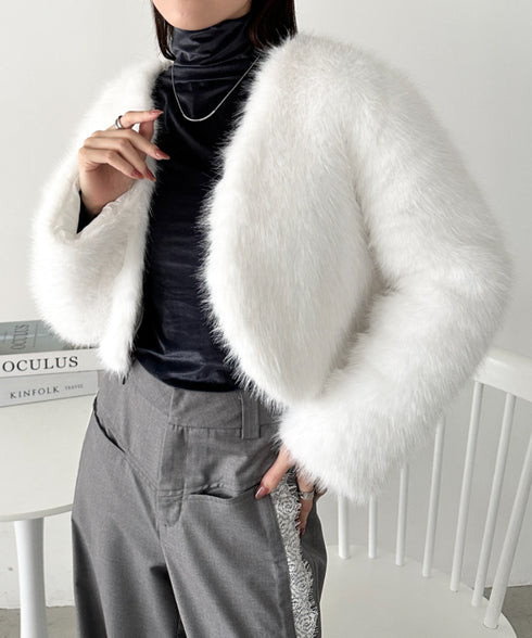 メロウハイネックシアーベロアトップス | CL2253036 | ネイビー