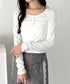 ヘンリーネック長袖トップス | CL2253037 | ホワイト