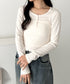 ヘンリーネック長袖トップス | CL2253037 | アイボリー