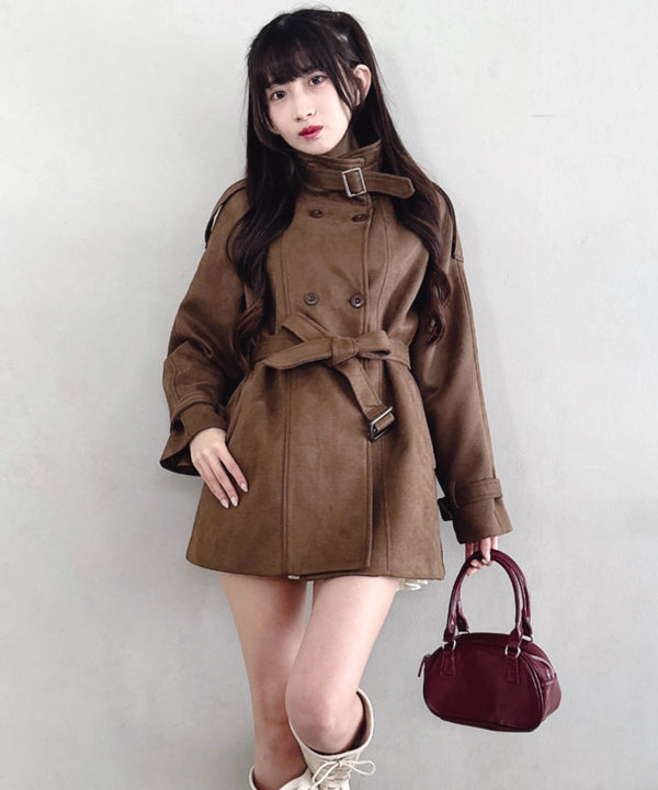 ウエストベルトミドルコート | LO2254021 | ブラウン