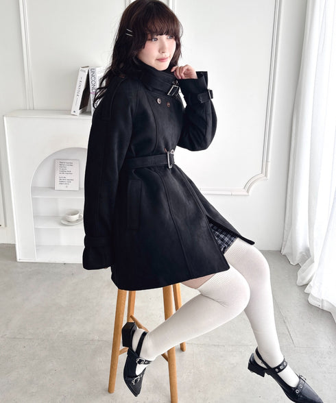 ウエストベルトミドルコート | LO2254021 | ブラック