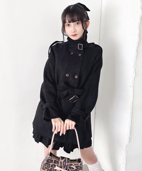 ウエストベルトミドルコート | LO2254021 | ブラック