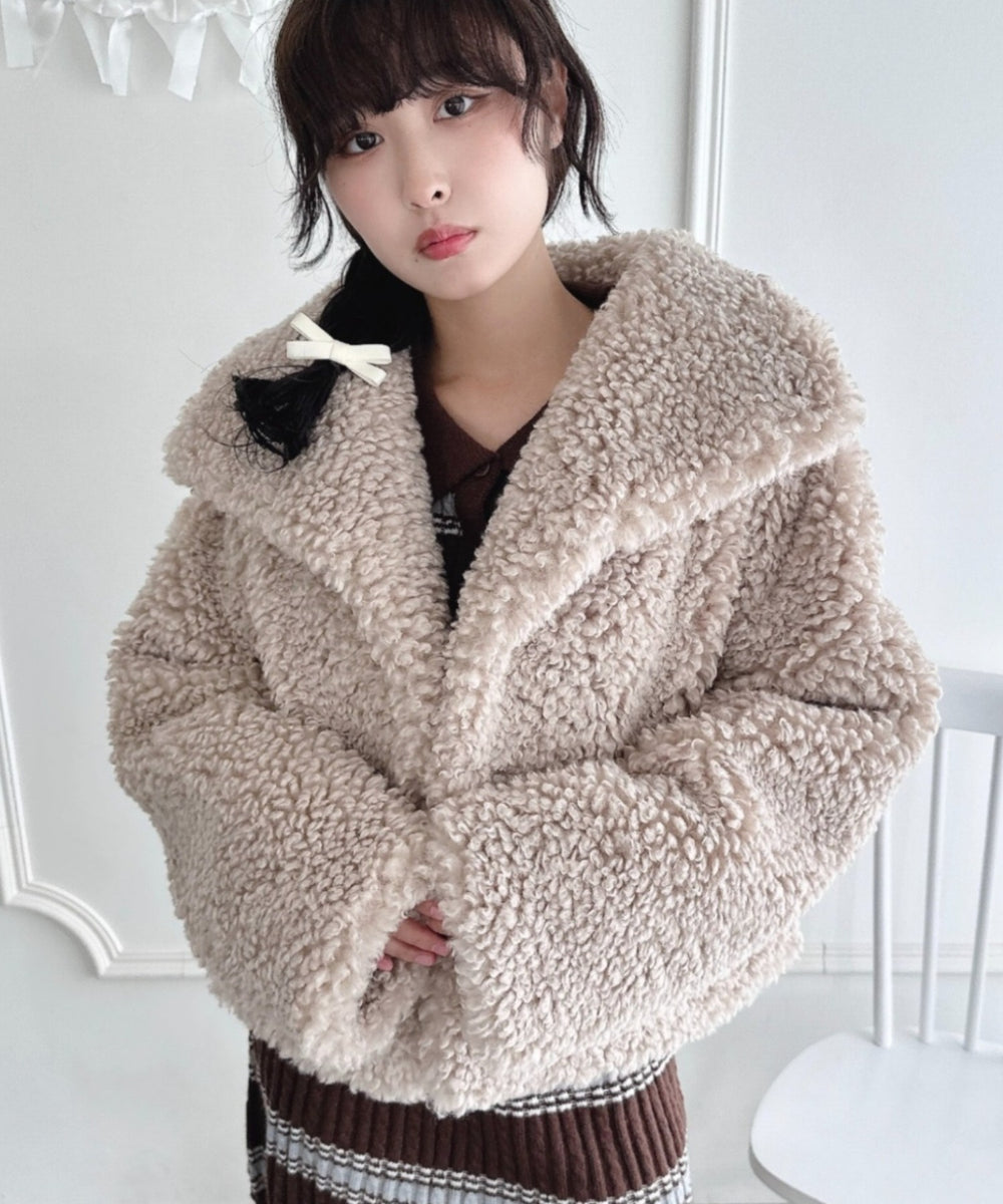 プードルファージャケット | LO2254023 | アイボリー – Outfitter lab