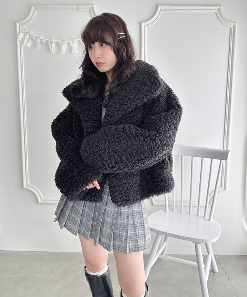 プードルファージャケット | LO2254023 | ブラック