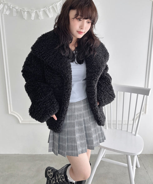 プードルファージャケット | LO2254023 | ブラック