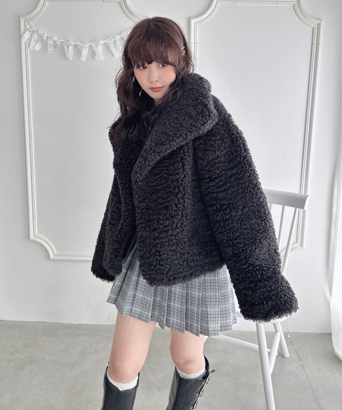 プードルファージャケット | LO2254023 | ブラック