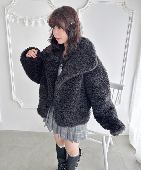 プードルファージャケット | LO2254023 | ブラック