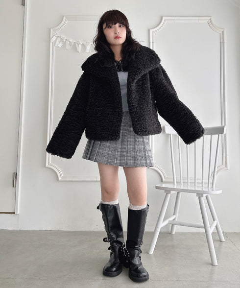 プードルファージャケット | LO2254023 | ブラック