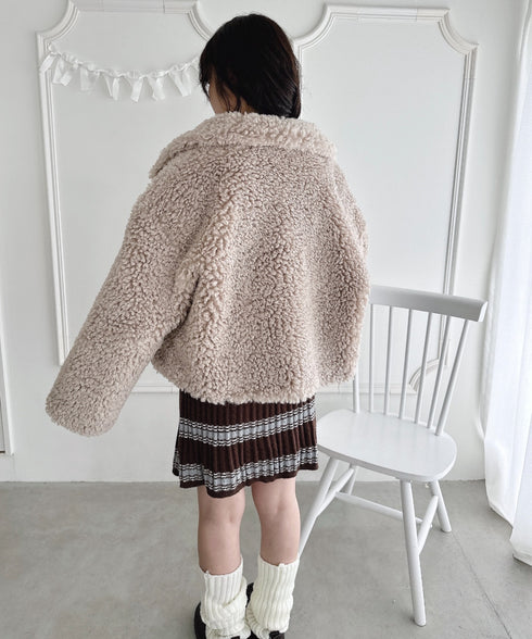 プードルファージャケット | LO2254023 | アイボリー