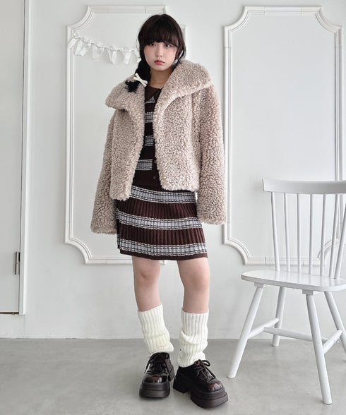 プードルファージャケット | LO2254023 | アイボリー