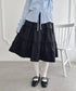 裾フリルティアードミディスカート | LO2256067 | ブラック
