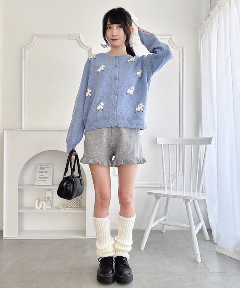 メニーシープニットカーディガン | LO2256068 | ブルー