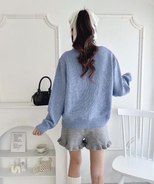 メニーシープニットカーディガン | LO2256068 | ブルー