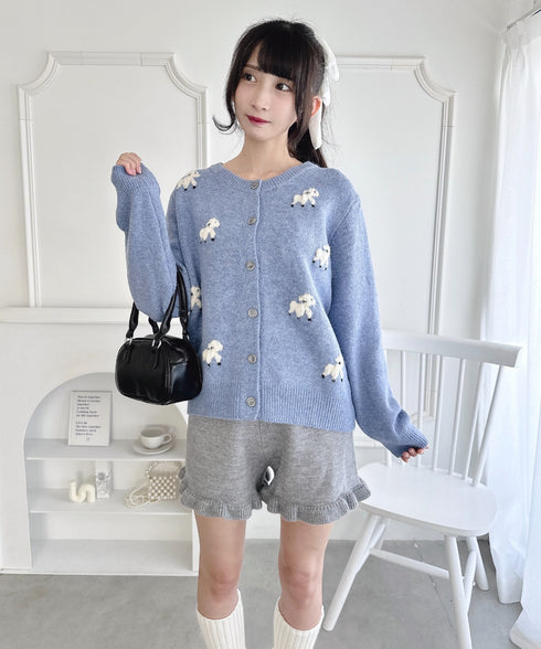 メニーシープニットカーディガン | LO2256068 | ブルー