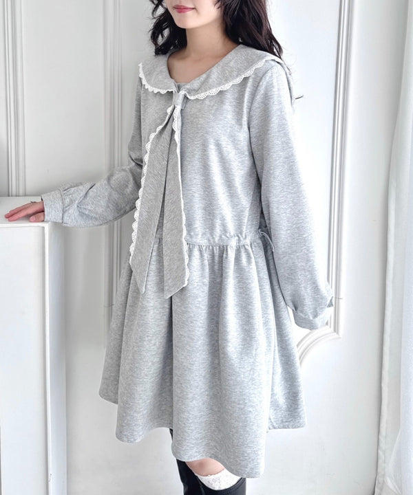 セーラースウェットワンピース | LO2256073 | グレー