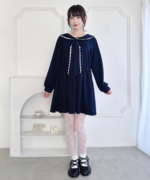 セーラースウェットワンピース | LO2256073 | ネイビー