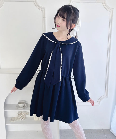 セーラースウェットワンピース | LO2256073 | ネイビー
