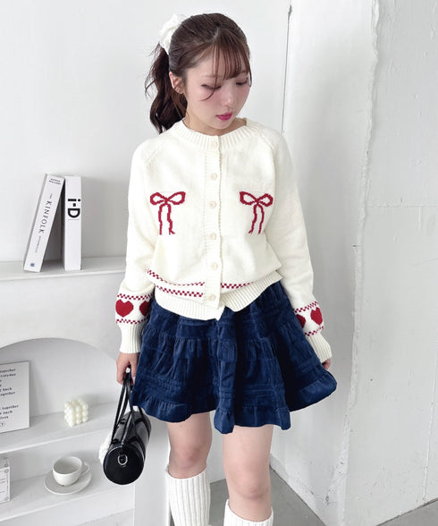 コーデュロイフリルミニスカパン | LO2254032 | ネイビー