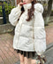 ボリュームフェイクファーフードパデッドジャケット | LO2254038 | アイボリー