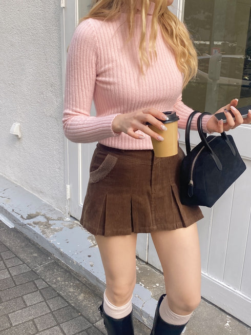 アイスカラータートルネックニット | SL2244645 | ピンク