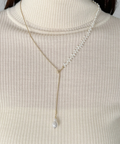 ニュアンスY字ドロップネックレス | SW4256010 | ゴールド