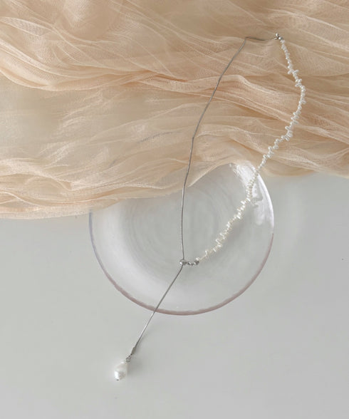 ニュアンスY字ドロップネックレス | SW4256010 | シルバー