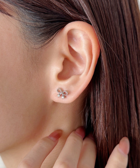 リボン/ローズモチーフ6ペアセットピアス | SW4256012 | シルバー