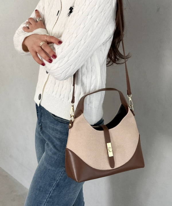 ポーチ付き大人ハンドバッグ オフィスカジュアル | MD1256057 | ベージュ