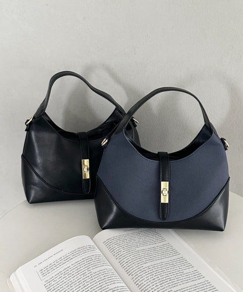 ポーチ付き大人ハンドバッグ オフィスカジュアル | MD1256057 | ブラック