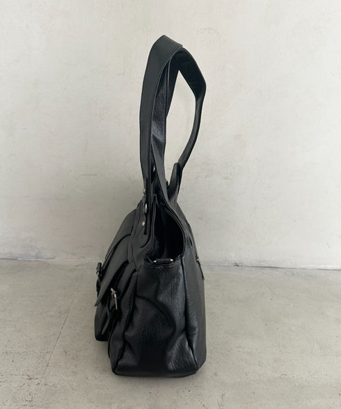 アウトポケットデザイン 2WAYショルダーバッグ | MD1256060 | ブラック