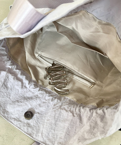 【A4収納可能】多ポケット付き巾着2WAYトートバッグ リュック | MD1256062 | グレー