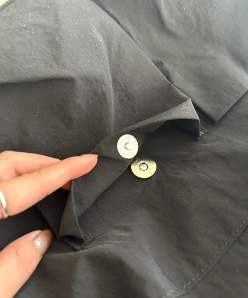 【A4収納可能】ナイロン軽量多ポケット2WAYショルダーバッグ トートバッグ | MD1256066 | ブラック