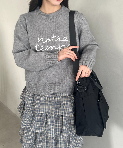 【A4収納可能】ナイロン軽量多ポケット2WAYショルダーバッグ トートバッグ | MD1256066 | ブラック