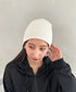 【6色展開】ニット帽子 リブニット ビーニー | MD5254005 | アイボリー