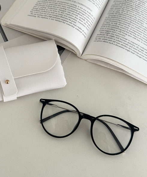 ケース付きブルーライトカット伊達メガネ | MD6256073 | ブラック