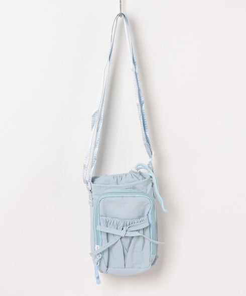 ボトルホルダーバッグ ショルダーバッグ リボン巾着ショルダーバッグ ペットボトルショルダーバッグ | WR1256045 | ブルー