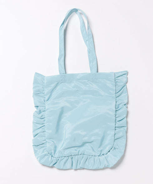 【A4収納可能】フリルトートバッグ | WR1256047 | ブルー