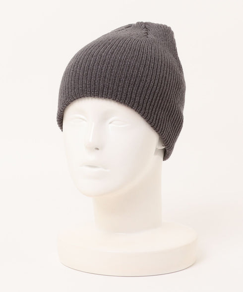 【8色展開】ニット帽子 リブニット ビーニー | WR5254001 | グレー