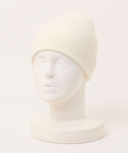 【8色展開】ニット帽子 リブニット ビーニー | WR5254001 | アイボリー