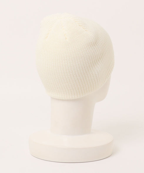 【8色展開】ニット帽子 リブニット ビーニー | WR5254001 | アイボリー