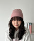 【8色展開】ニット帽子 リブニット ビーニー | WR5254001 | ピンク