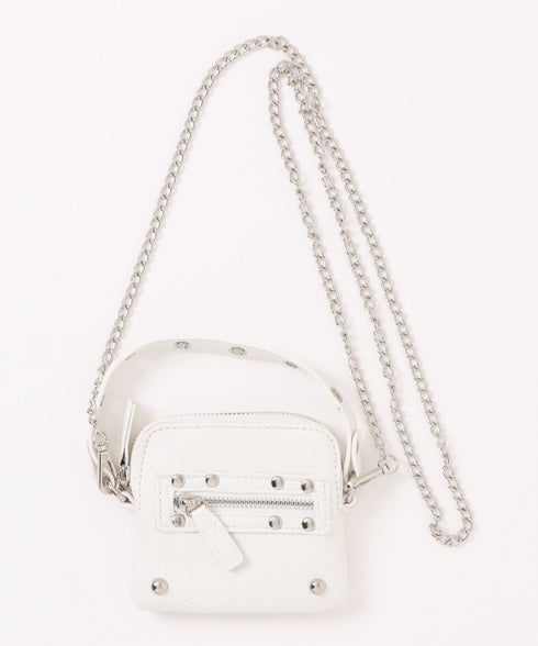 スタッズデザインPUカードケース | WR6256048 | ホワイト