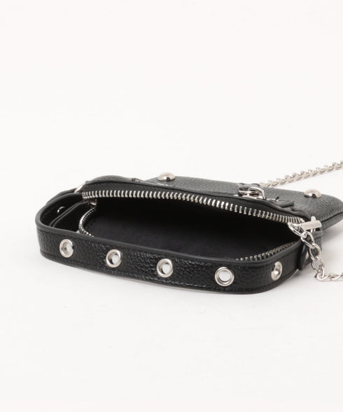 スタッズデザインPUカードケース | WR6256048 | ブラック