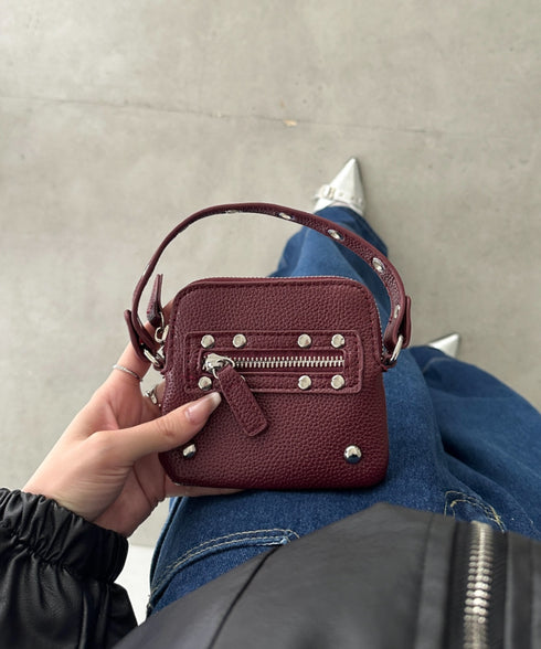 スタッズデザインPUカードケース | WR6256048 | レッド