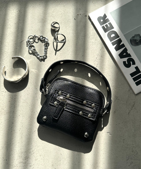 スタッズデザインPUカードケース | WR6256048 | ブラック